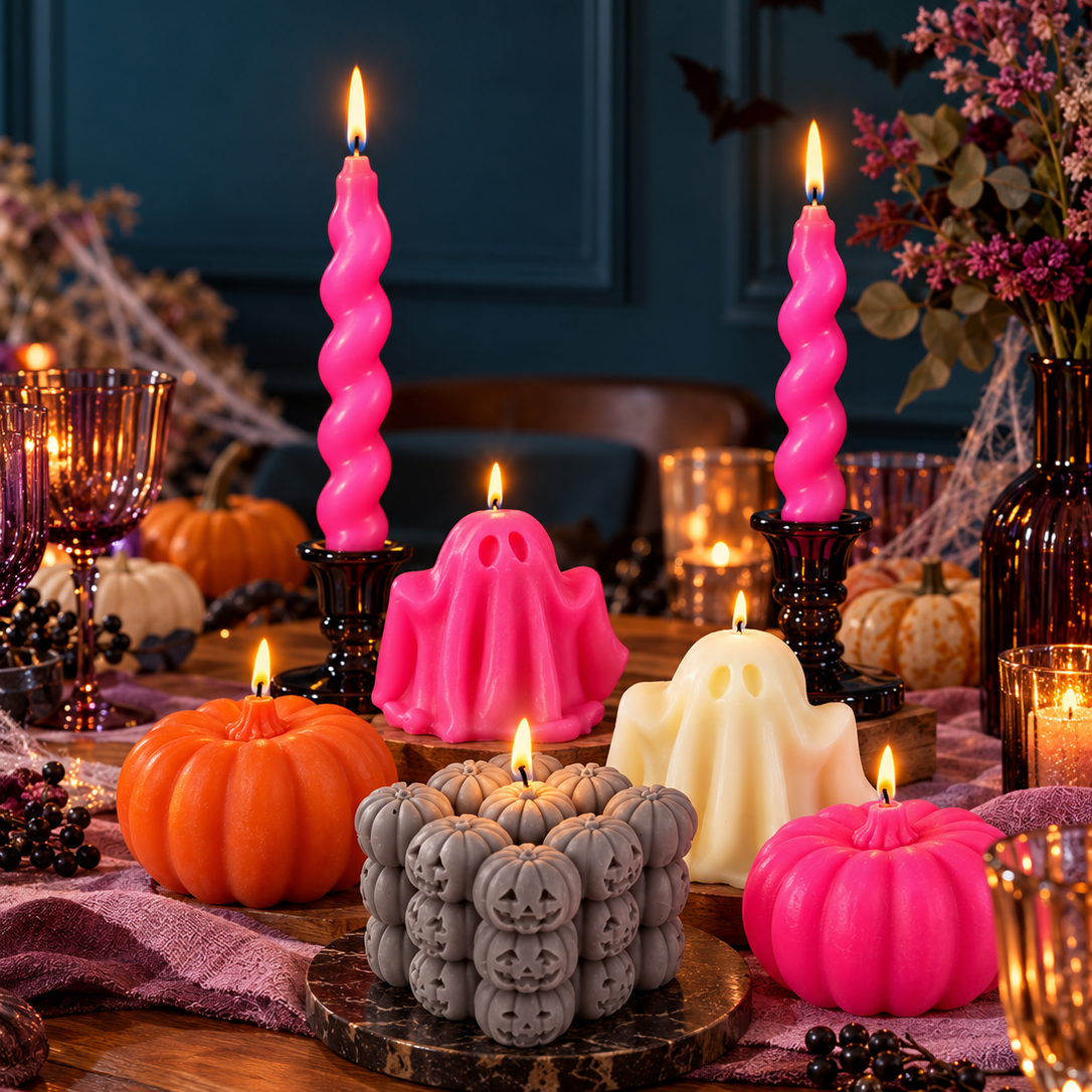 Halloween Twist Taper Candles | Limited Edition