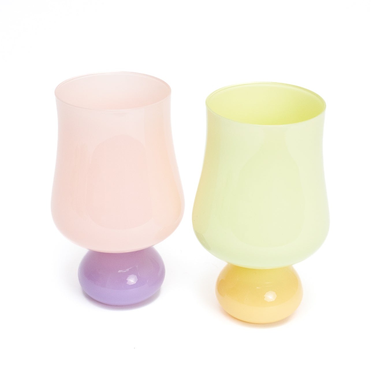 Pastel Goblet Glasses