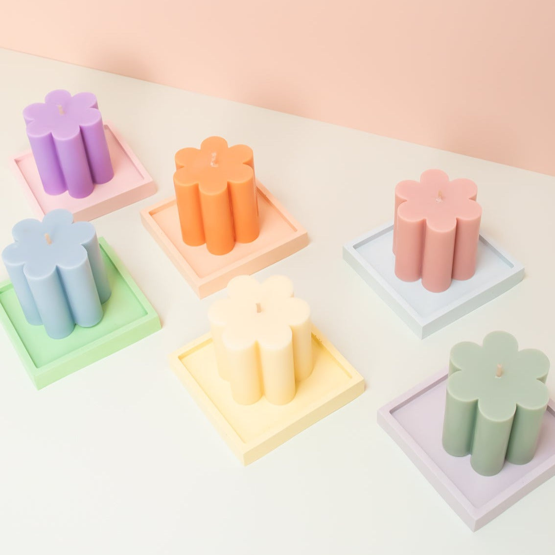 Pastel Candle Dish