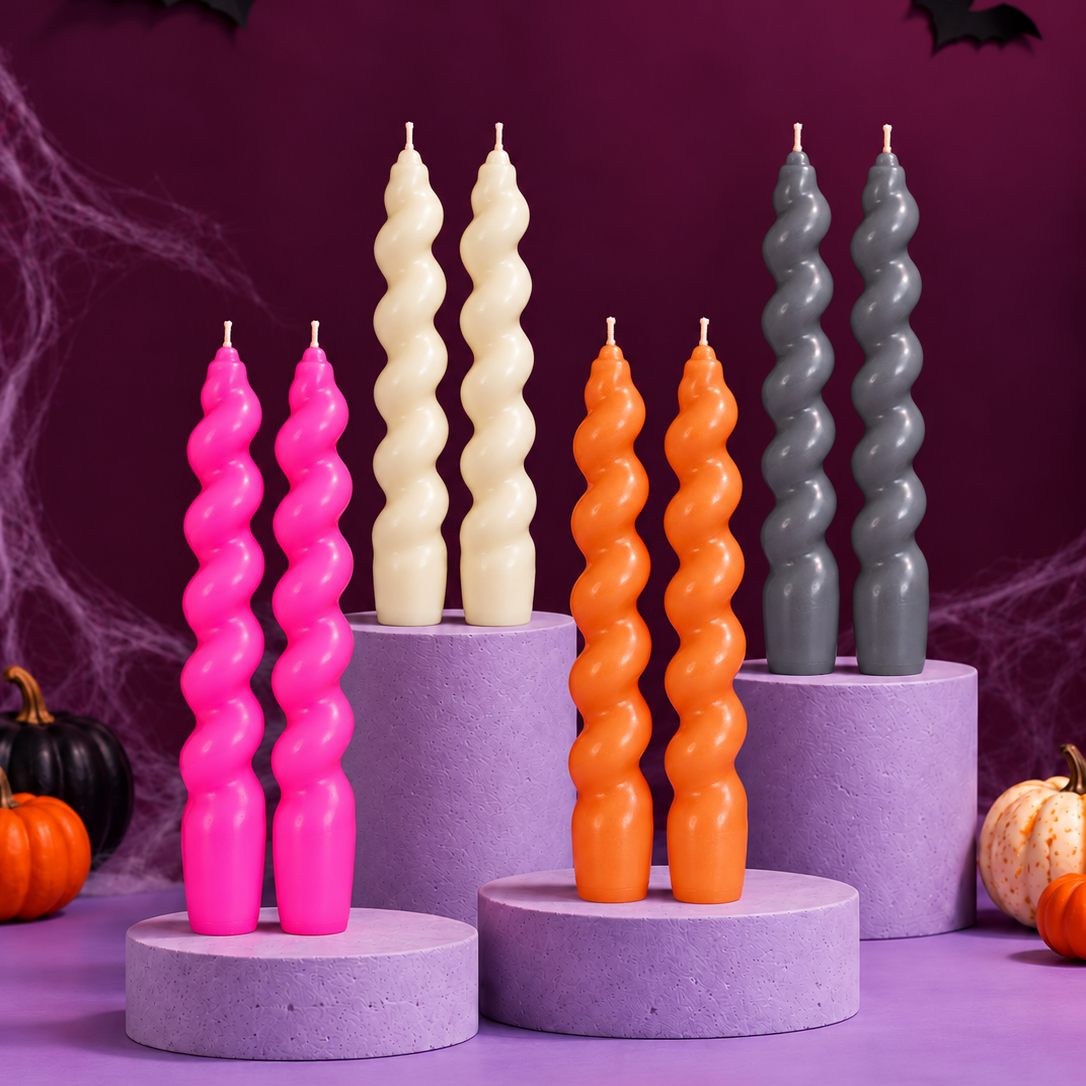 Halloween Twist Taper Candles | Limited Edition