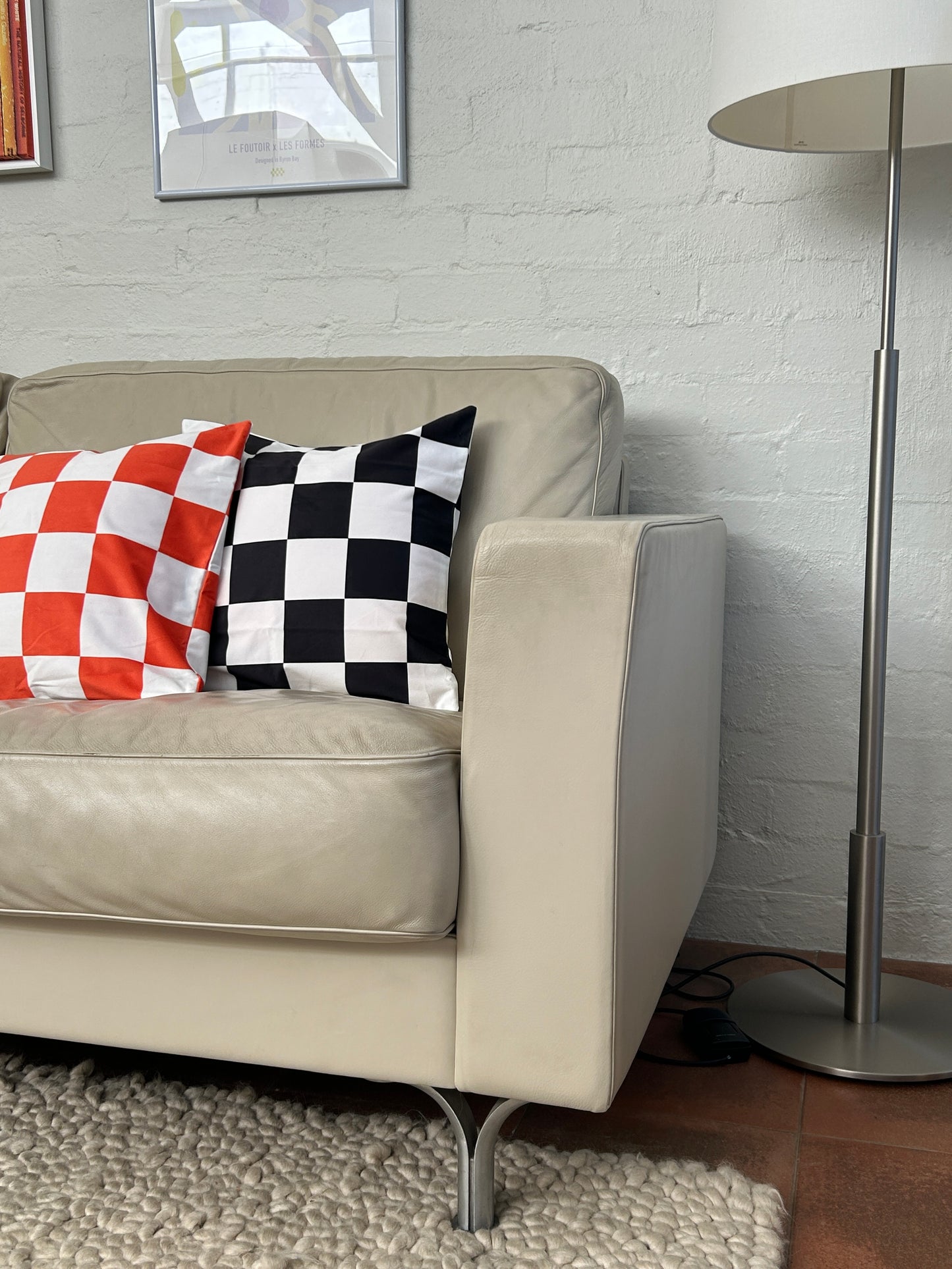 Checkerboard Cushion Cover