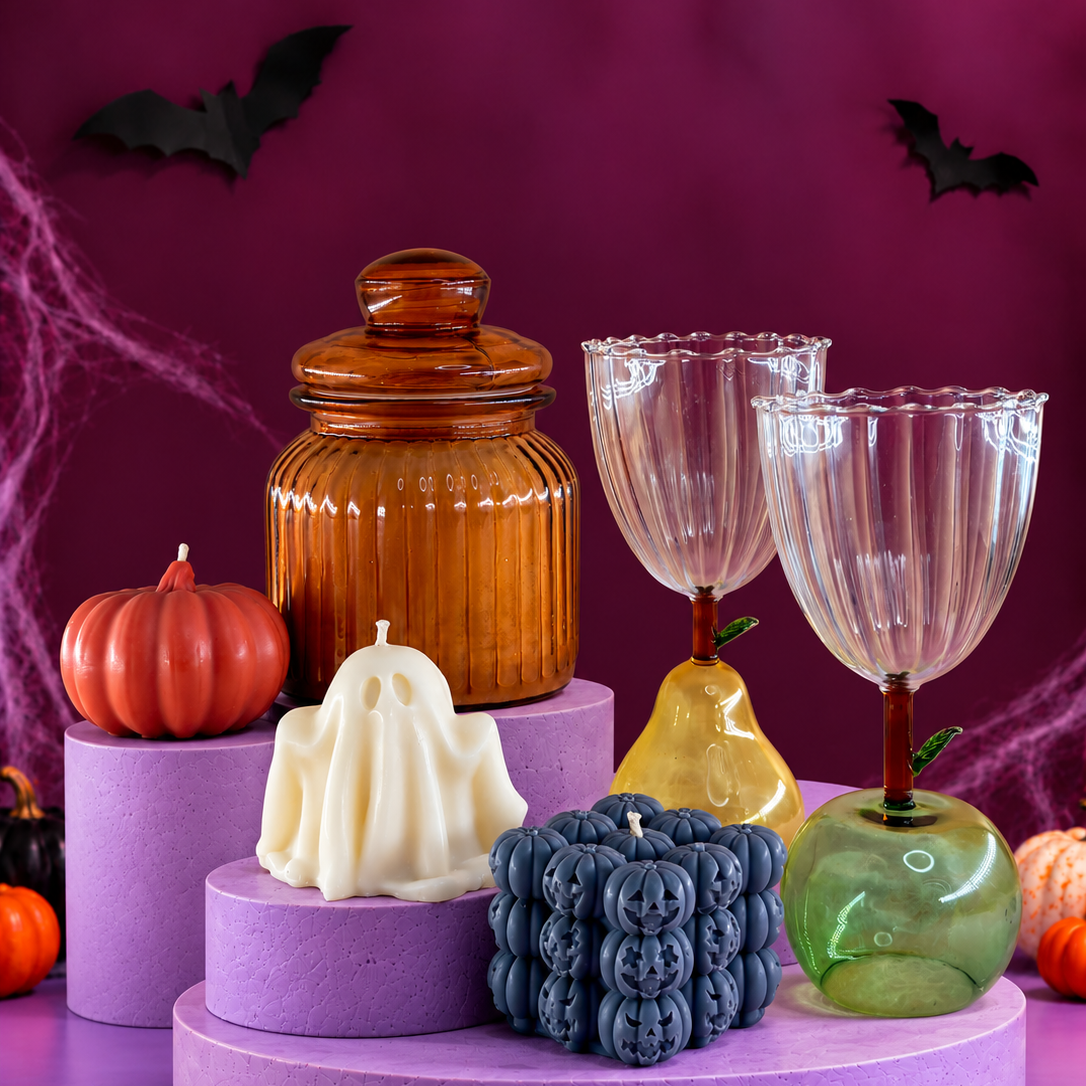 Fruity Goblet Glasses | Apple & Pear