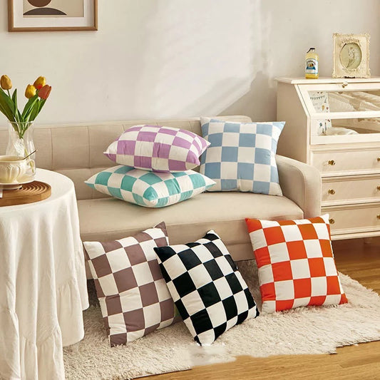 Checkerboard Cushion Cover